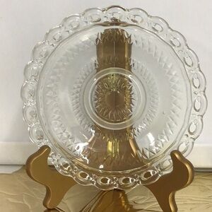 Vintage crystal dessert/salad dishes from early 1970